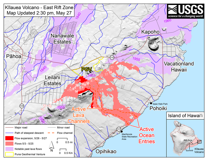 Illustration for article titled Lava From Kilauea Volcano Reaches Well at Geothermal Power Plant